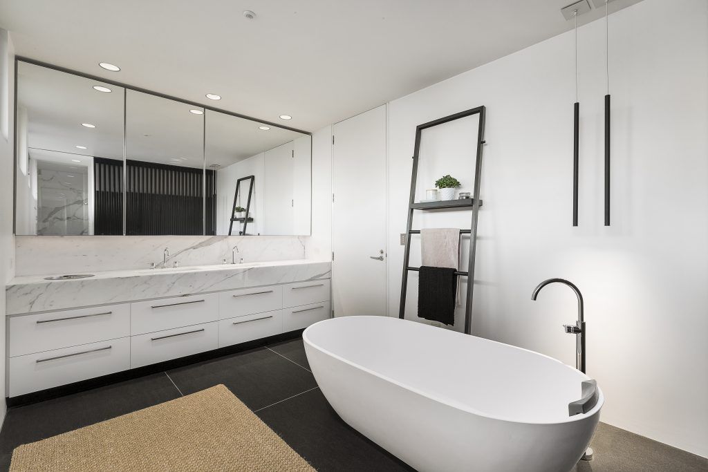 new and modern bathroom interior