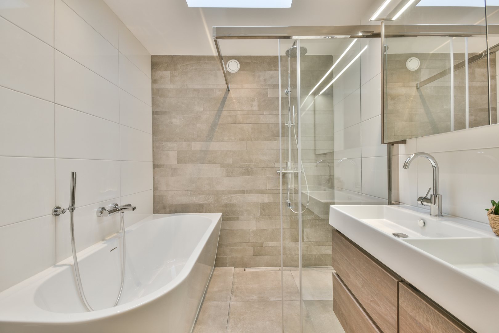 interior of bathroom